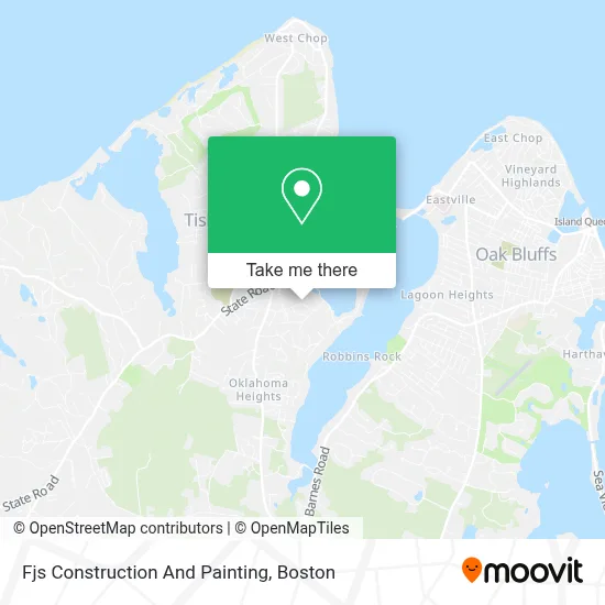 Fjs Construction And Painting map