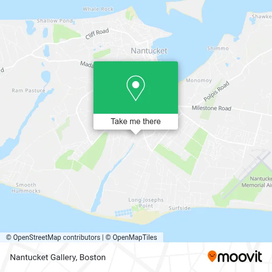 Nantucket Gallery map