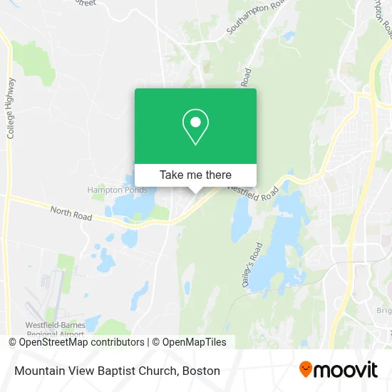 Mountain View Baptist Church map