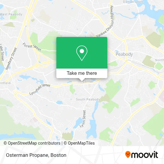 Osterman Propane map