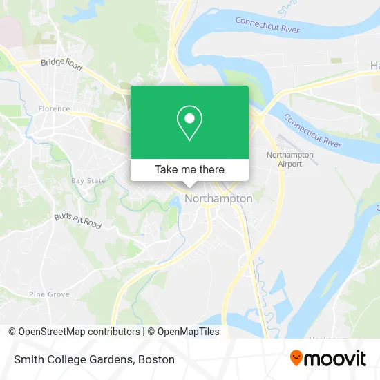 Smith College Gardens map