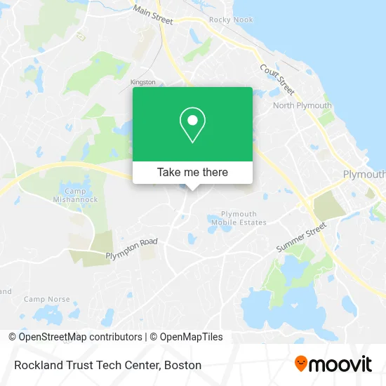 Rockland Trust Tech Center map