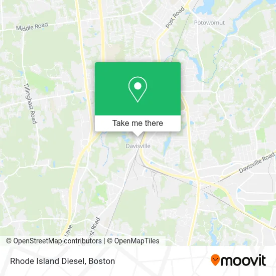 Rhode Island Diesel map