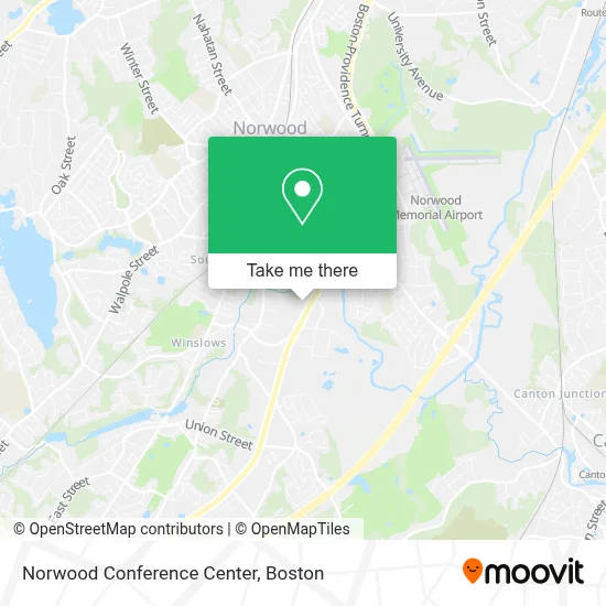 Norwood Conference Center map