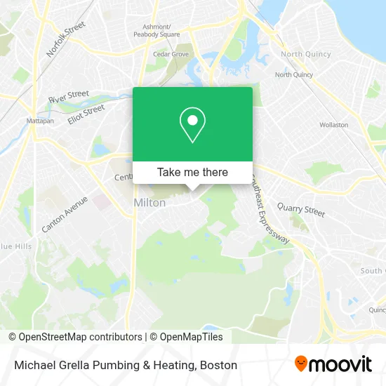 Michael Grella Pumbing & Heating map