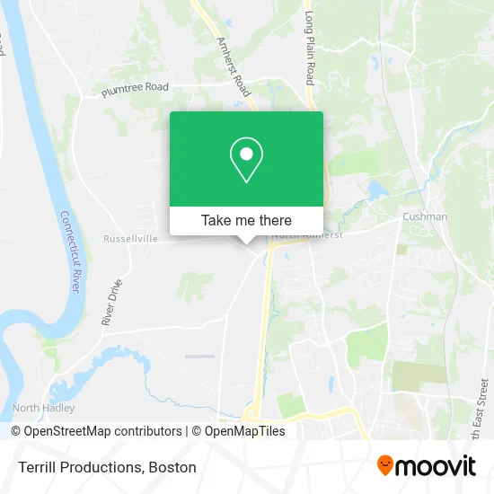 Terrill Productions map