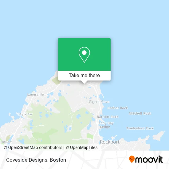 Coveside Designs map