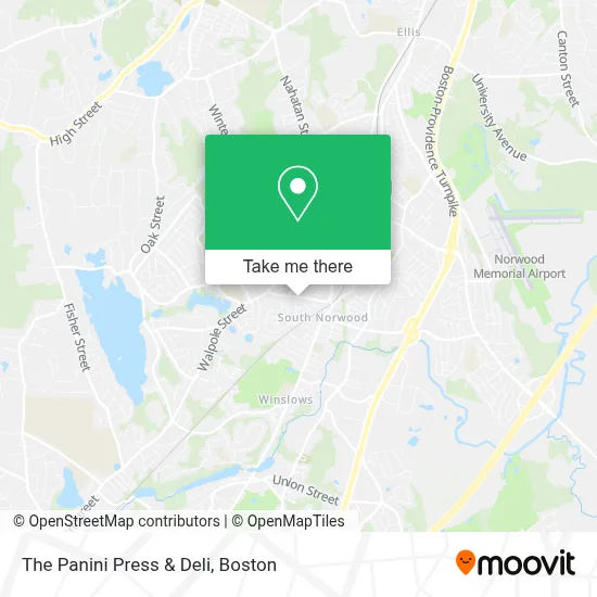 The Panini Press & Deli map