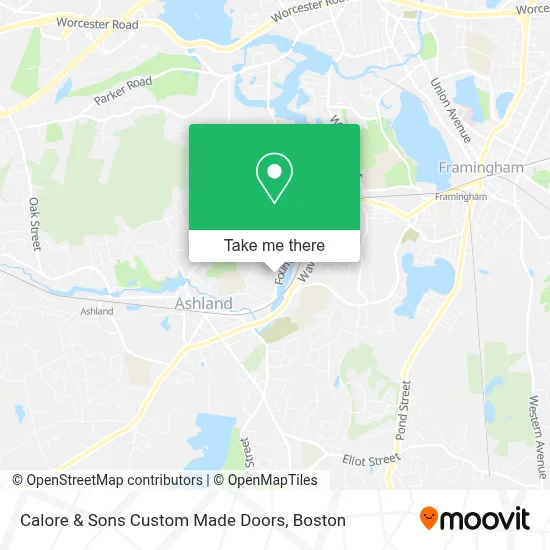 Calore & Sons Custom Made Doors map