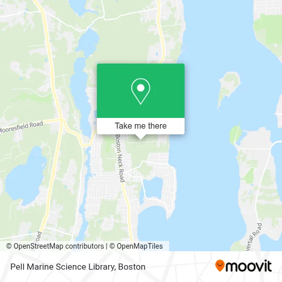 Pell Marine Science Library map