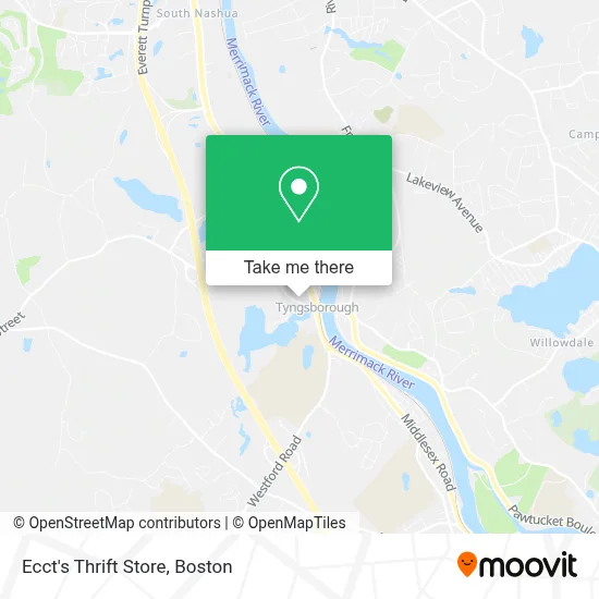 Ecct's Thrift Store map