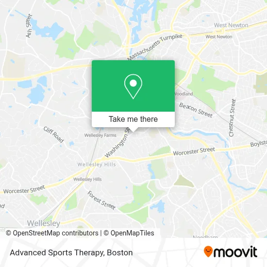 Advanced Sports Therapy map