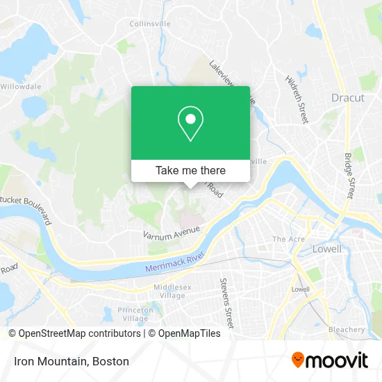 Iron Mountain map