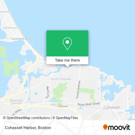 Cohasset Harbor map