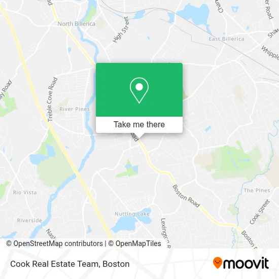 Cook Real Estate Team map