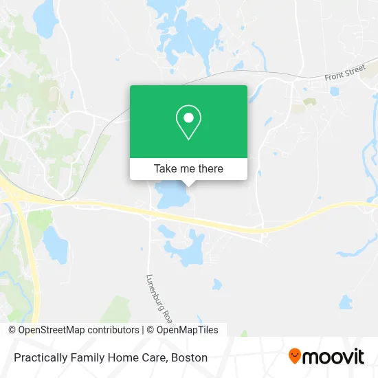 Practically Family Home Care map