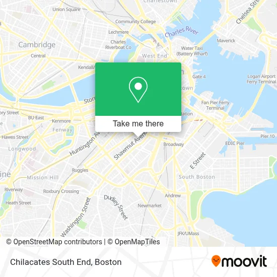 Chilacates South End map