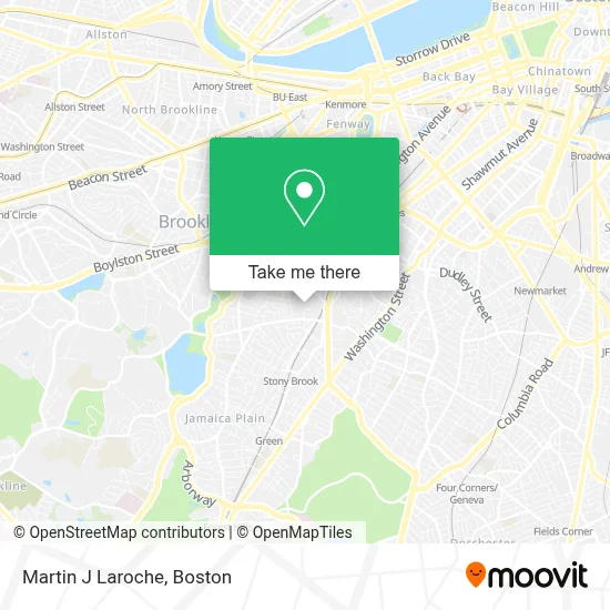 Martin J Laroche map