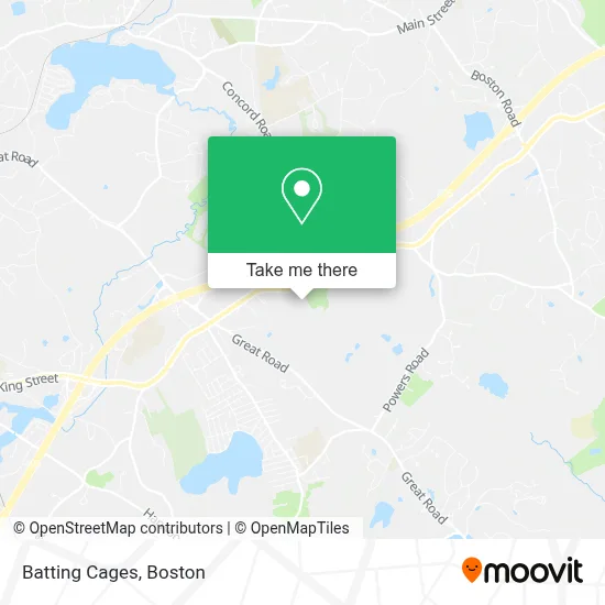 Batting Cages map