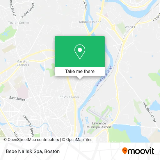 Bebe Nails&  Spa map