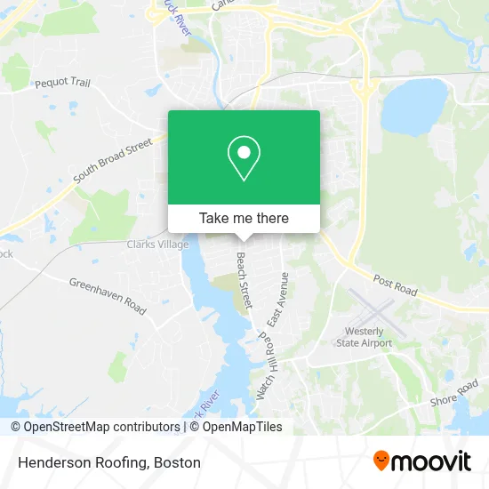 Henderson Roofing map