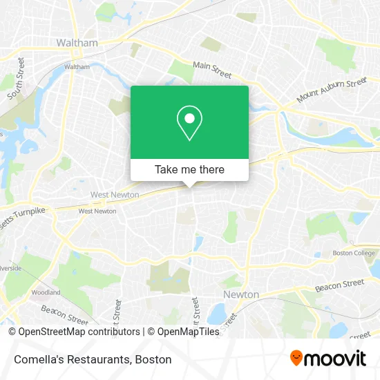 Comella's Restaurants map