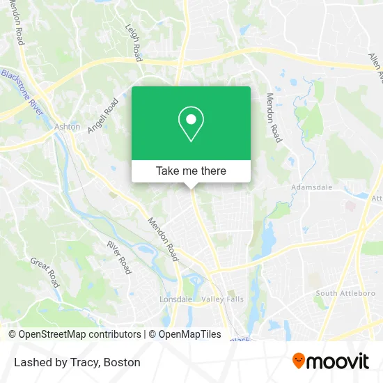 Lashed by Tracy map