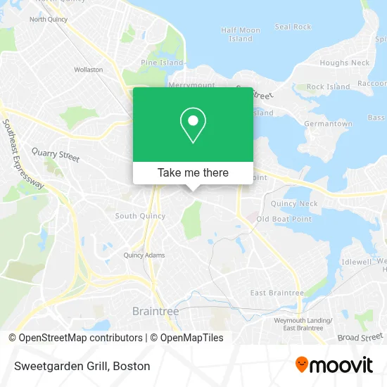 Sweetgarden Grill map