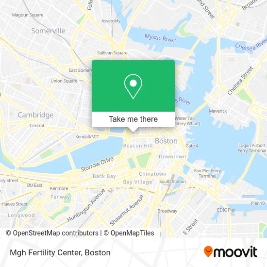 Mgh Fertility Center map