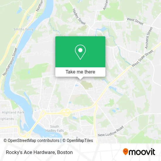 Rocky's Ace Hardware map