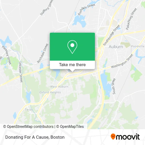Donating For A Cause map