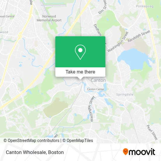 Canton Wholesale map