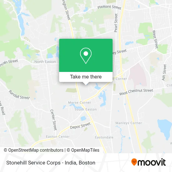 Stonehill Service Corps - India map