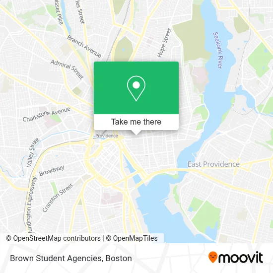 Brown Student Agencies map