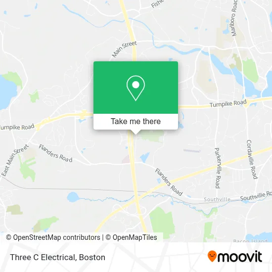 Three C Electrical map