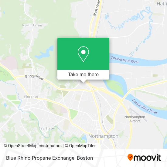 Blue Rhino Propane Exchange map