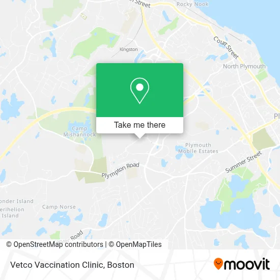 Vetco Vaccination Clinic map