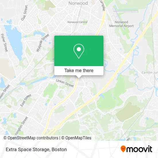 Extra Space Storage map