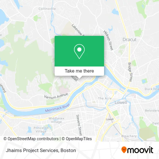 Jhaims Project Services map