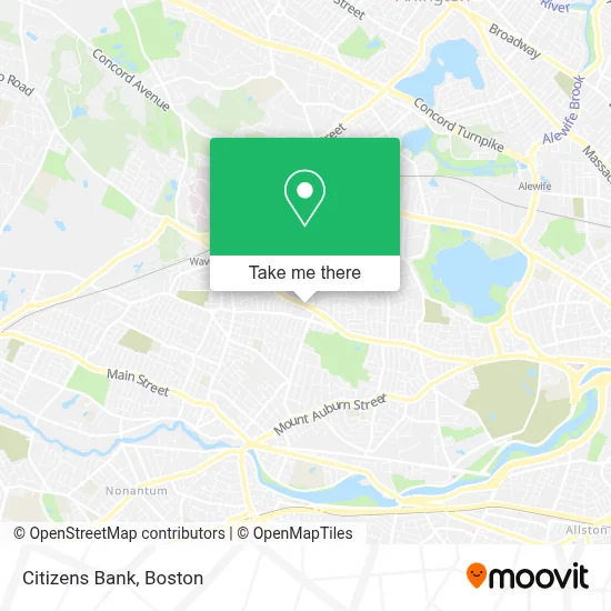 Citizens Bank map