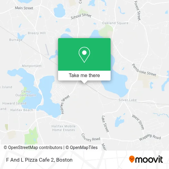F And L Pizza Cafe 2 map