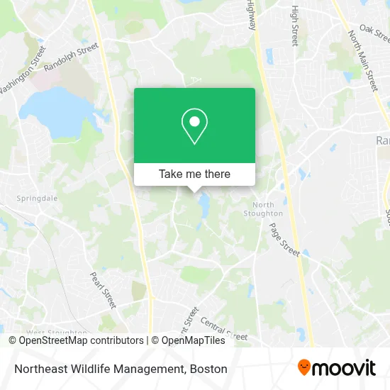 Northeast Wildlife Management map