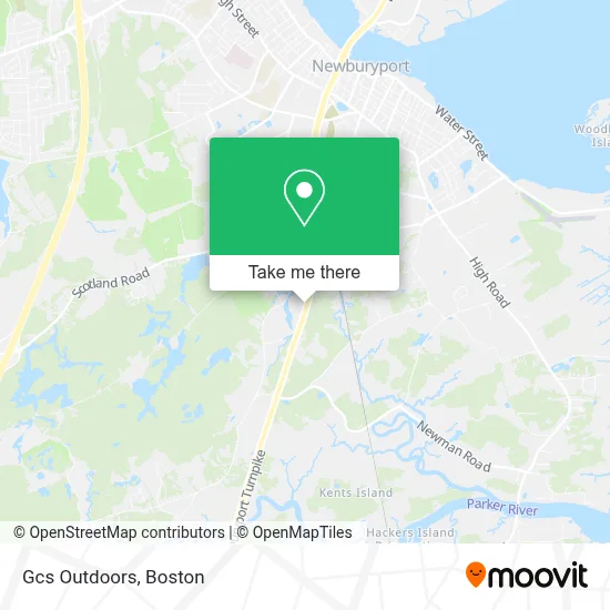 Gcs Outdoors map
