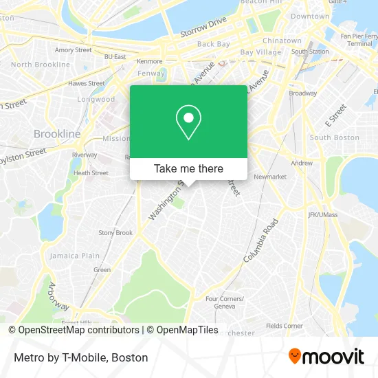 Metro by T-Mobile map
