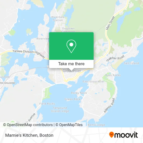 Mamie's Kitchen map
