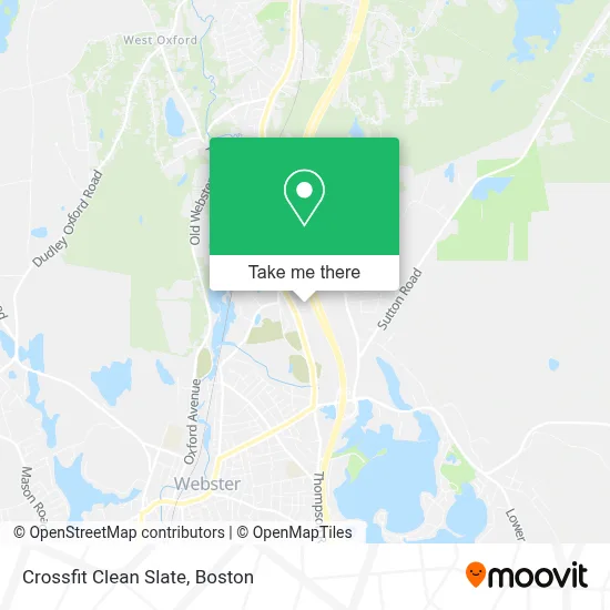 Crossfit Clean Slate map