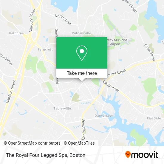 The Royal Four Legged Spa map