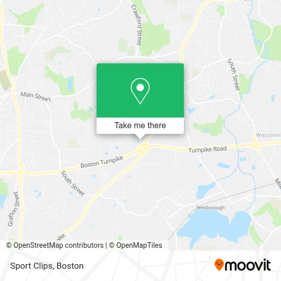 Sport Clips map