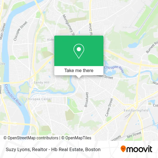 Suzy Lyons, Realtor - Hb Real Estate map