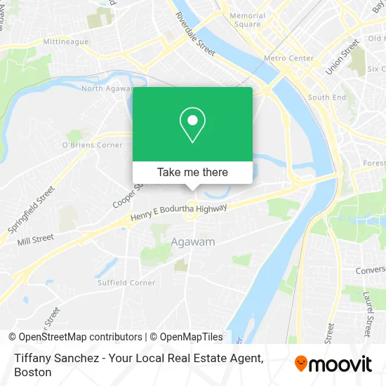 Tiffany Sanchez - Your Local Real Estate Agent map